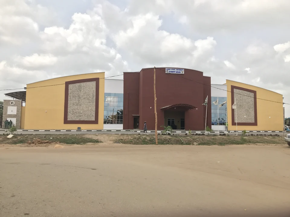 The Students’ Arcade building at Lagos State University, Ojo